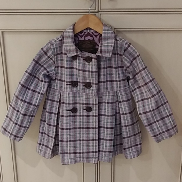 Old Navy Purple/Pink Pea Coat - Picture 4 of 9